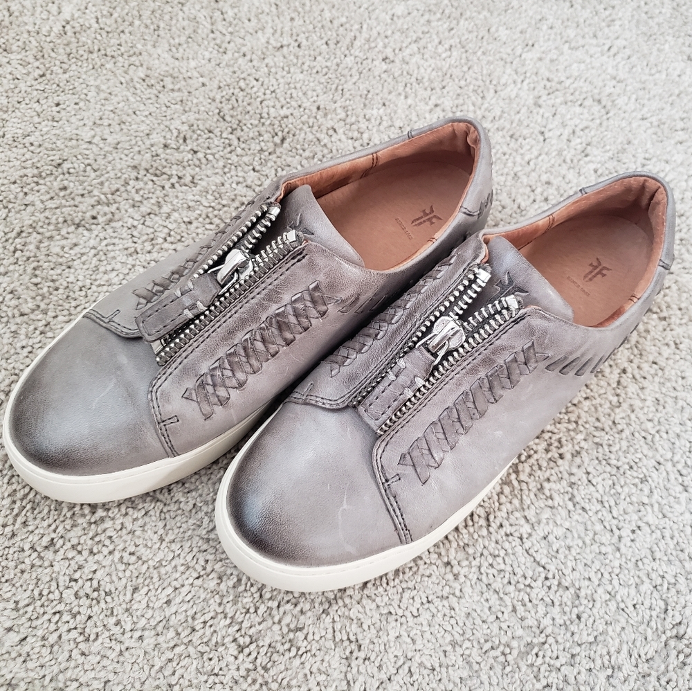 Frye Lena Whip zip low sneakers